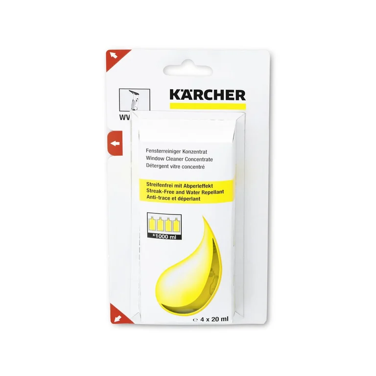 Kärcher RM 503 koncentrat za prozore, 4 × 20 ml — Sredstva za čišćenje i negu